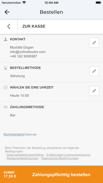 Rockenhausen Döner und Pizza Screenshot
