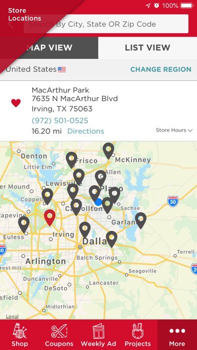 Michaels Stores Canada Screenshot