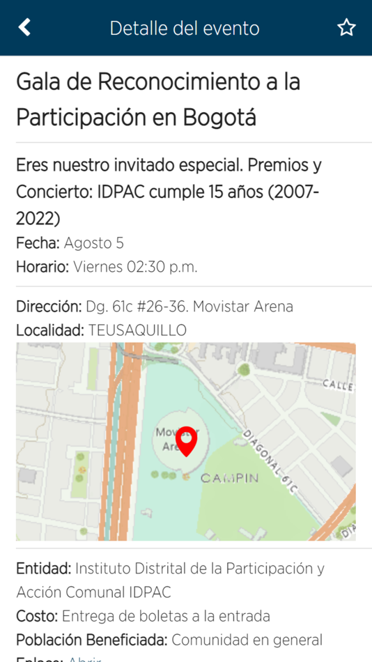 #4. Agéndate con Bogotá (iOS) 由: Infraestructura de Datos Espaciales para Bogotá D.C. - IDECA
