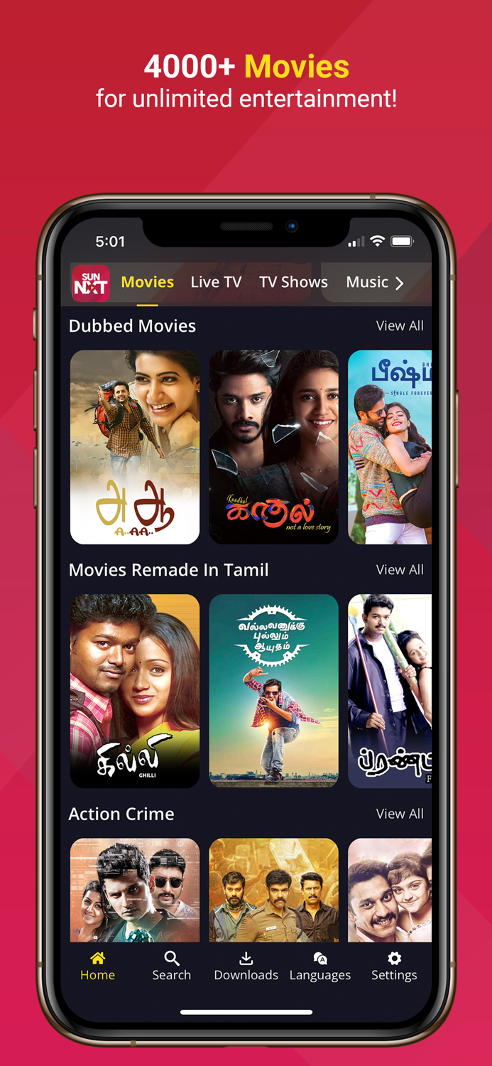 Sun NXT  Live TV and Movies