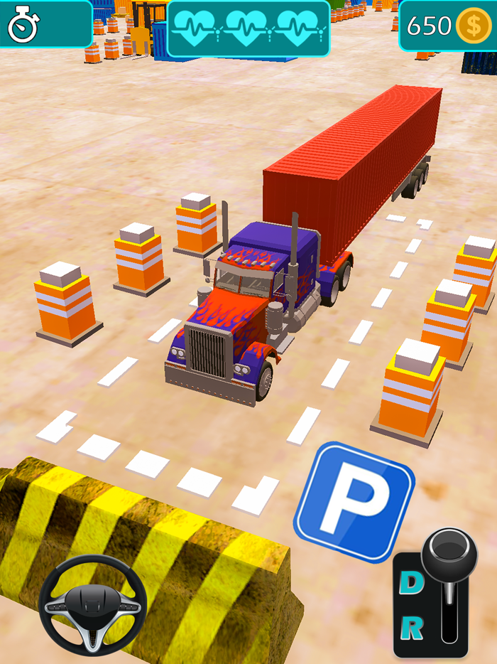Truck Driving 3D Parking Game