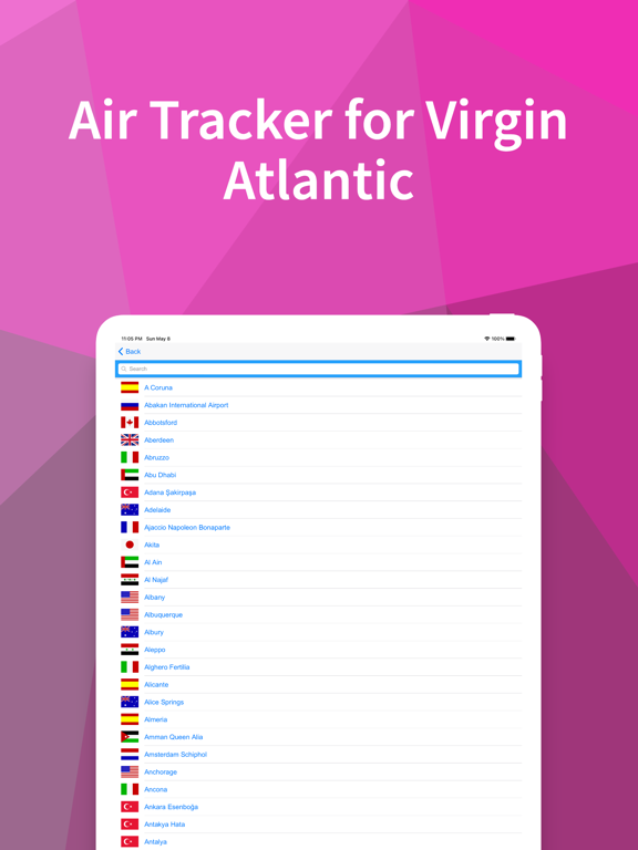 Screenshot #6 pour Tracker For Virgin Atlantic
