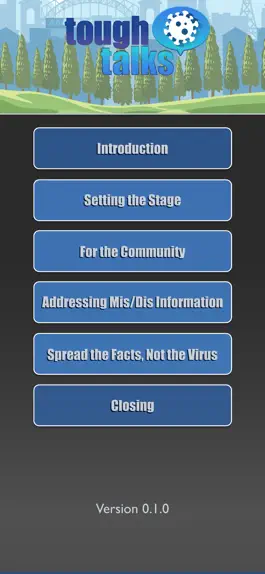 Game screenshot Tough Talks COVID apk