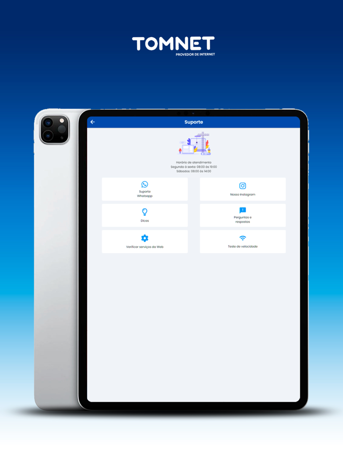 TOMNET Internet - App Cliente