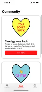 Candygrams screenshot #2 for iPhone