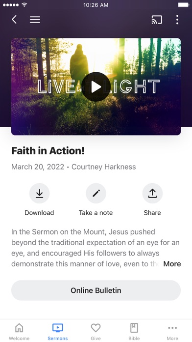 Cumberland Community Church Screenshot