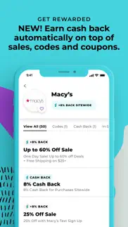 retailmenot: coupons, cashback iphone screenshot 3