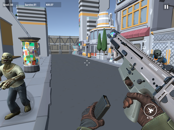 Gun BattleShooting Zombie