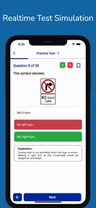 Delaware DMV Permit Practice screenshot #1 for iPhone
