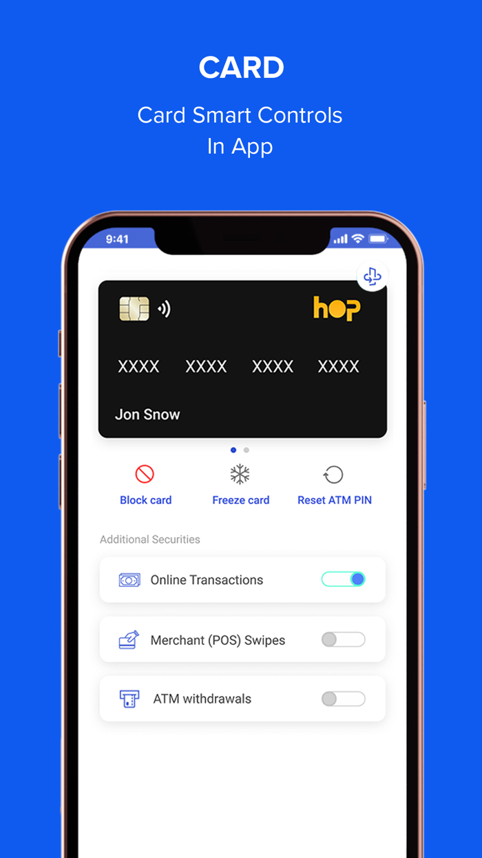 HOP App Send and Spend Globally