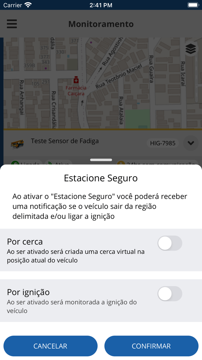 Rastrobens Rastreamento App