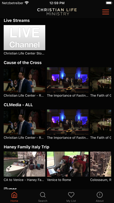 Christian Life Ministry Screenshot