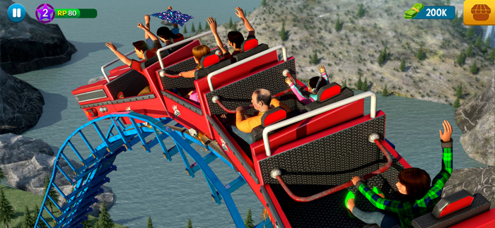 Roller Coaster Theme Park Game