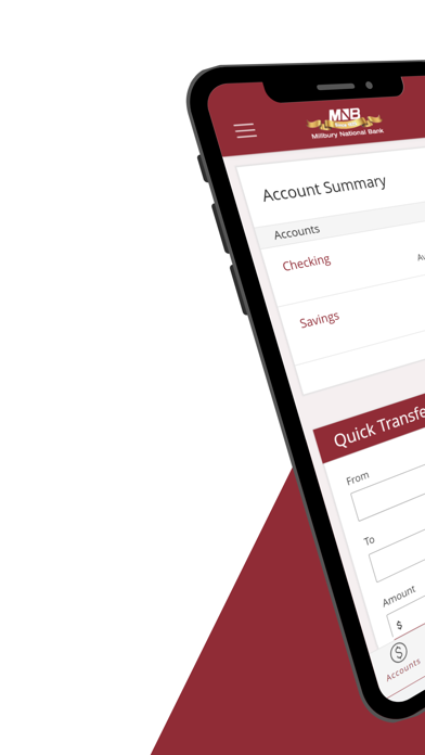 Millbury National Bank Mobile Screenshot