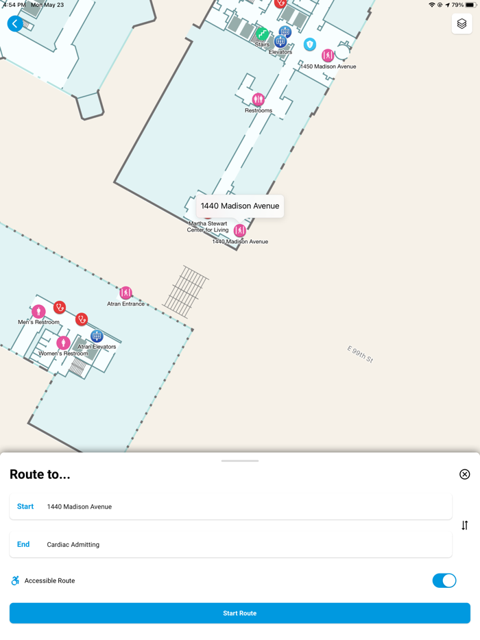 Mount Sinai Hospital Map