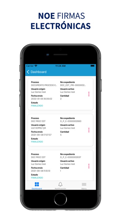 NOE - Firmas Electrónicas Screenshot