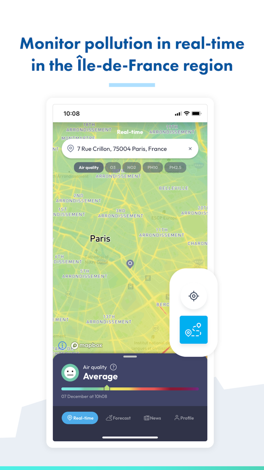 #1. Airparif (iOS) 由: Airparif