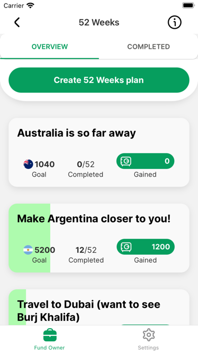 Fund Owner Screenshot