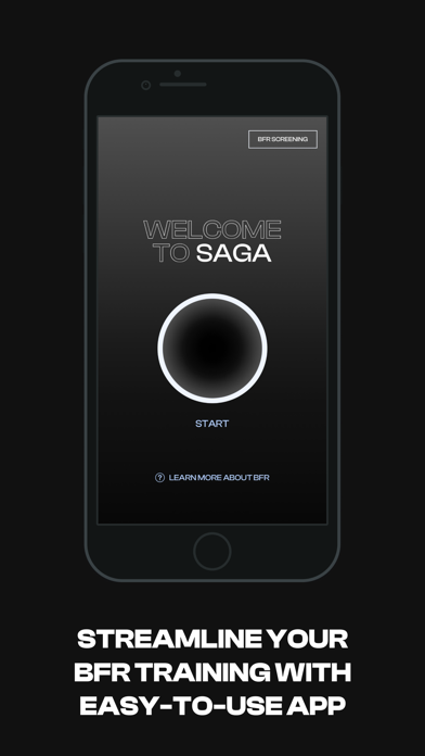 SAGA Fitness Screenshot