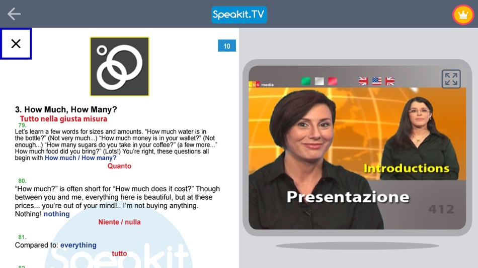 #8. Speakit.TV Language Hub (iOS) Podle: FUGA BAR LTD