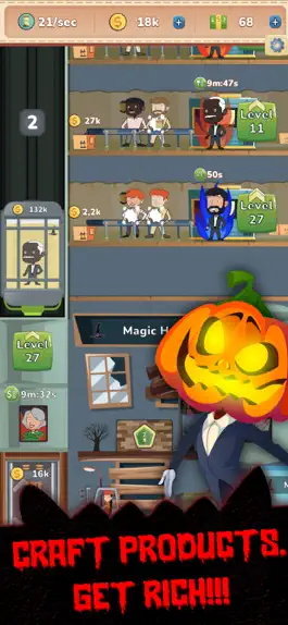 Game screenshot Idle Haunted House - Tycoon mod apk
