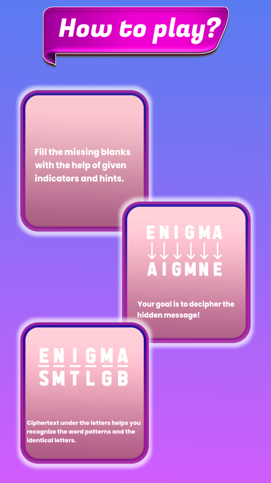 Enigma Decode Words Puzzle - 1.0 - (iOS)
