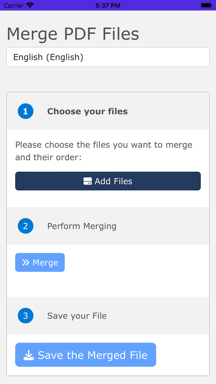 Merge PDF Documents