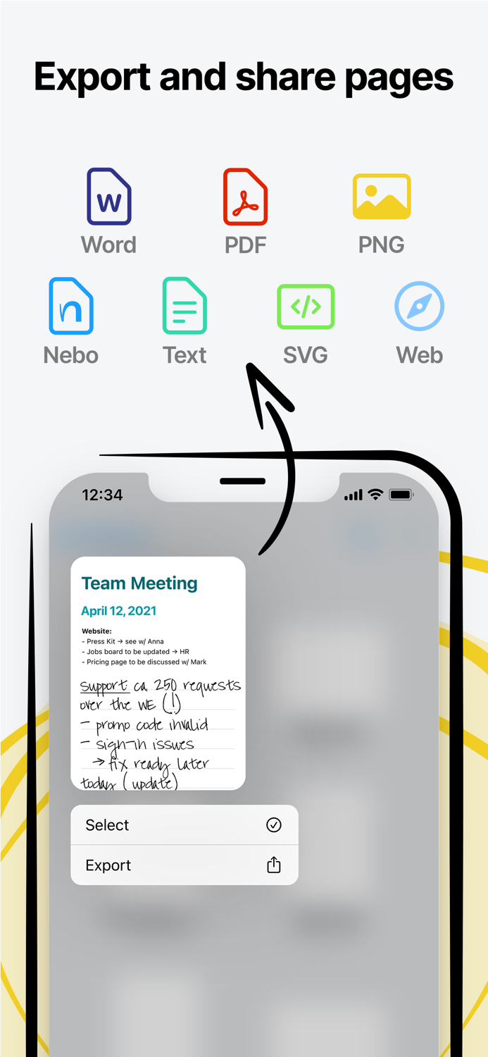 Nebo Viewer sync and read notes