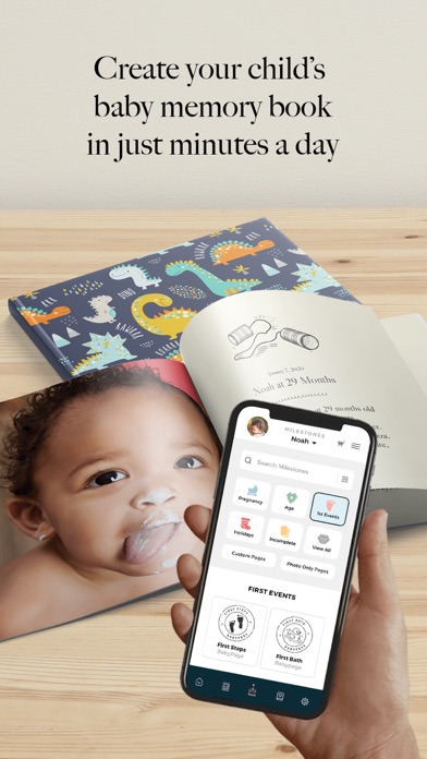 Baby Book Milestones: BabyPage Screenshot