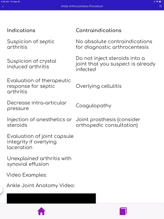 ProcedureRX App iPad screenshot 3 - Medical app