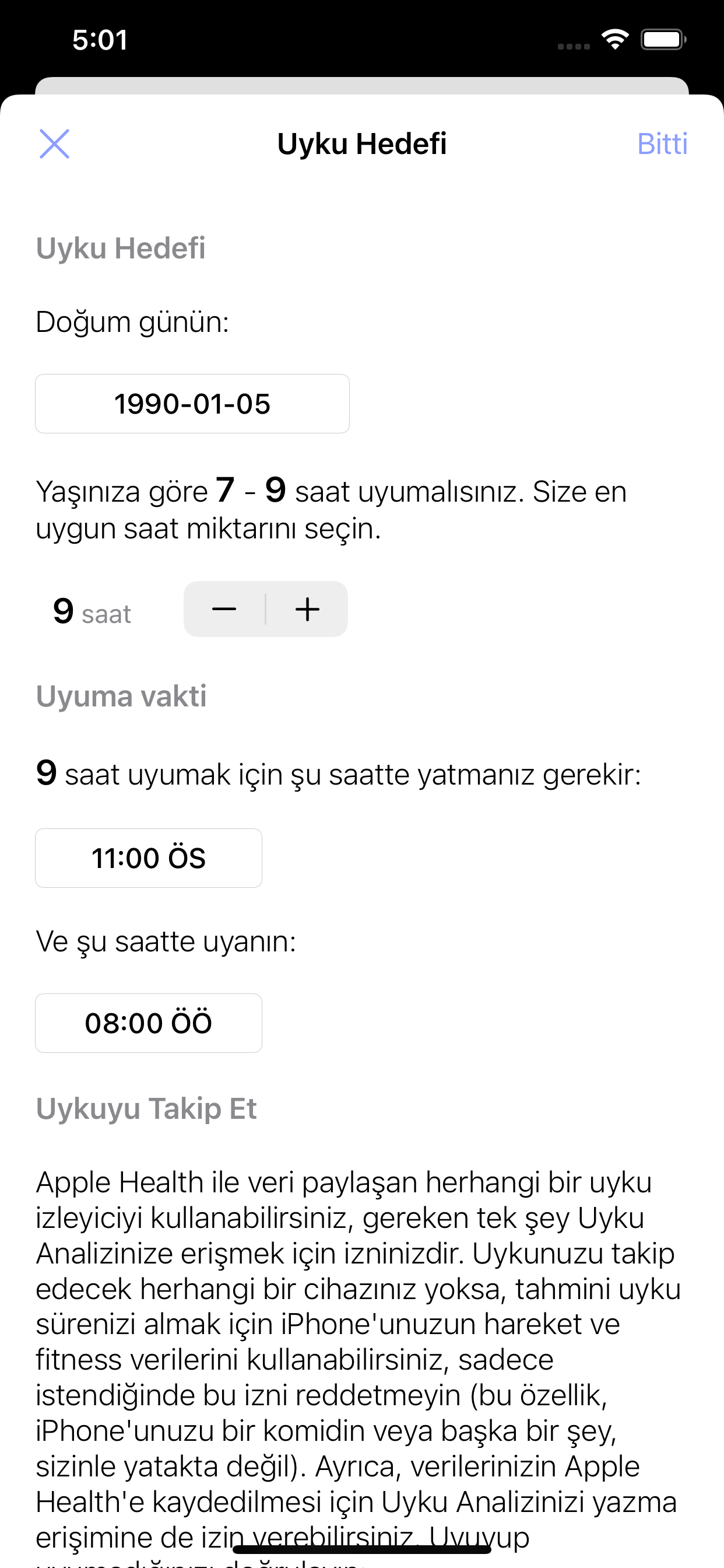 Bacu Uyku