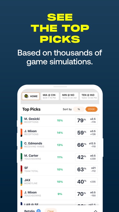 ParlayIQ for Sports Betting Screenshot
