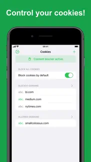 cookie beast - block tracking iphone screenshot 1