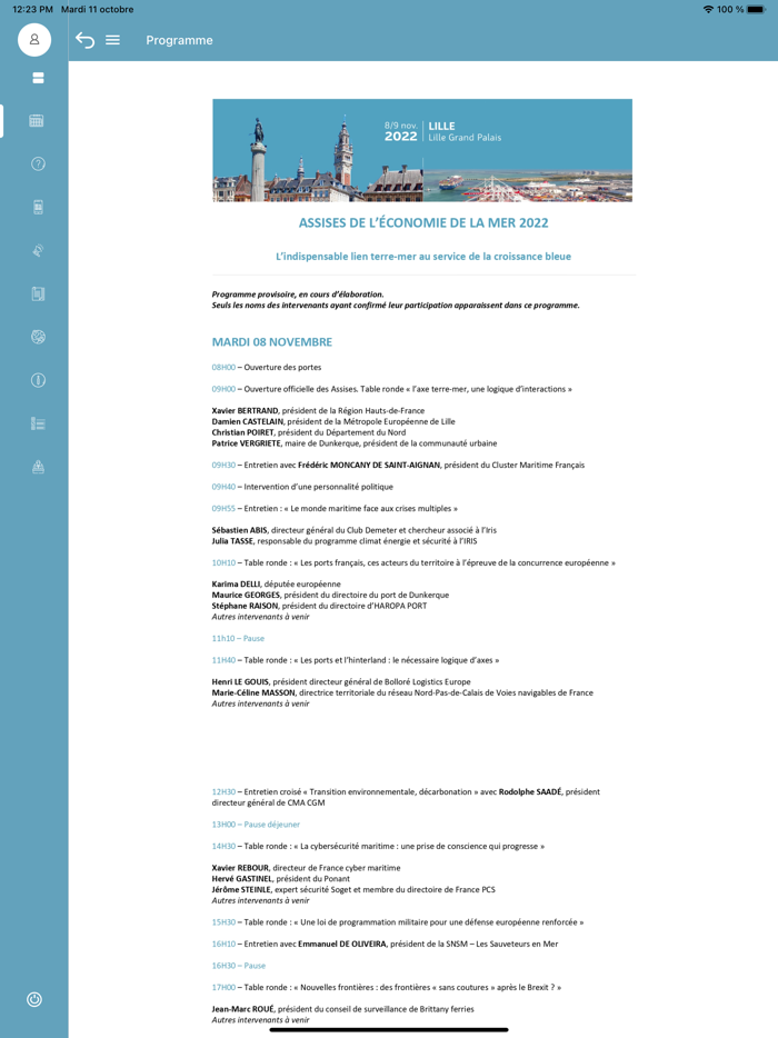 Assises Économie de la Mer