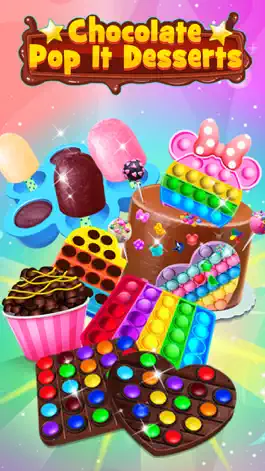 Game screenshot Sweet Chocolate Pop it Dessert mod apk