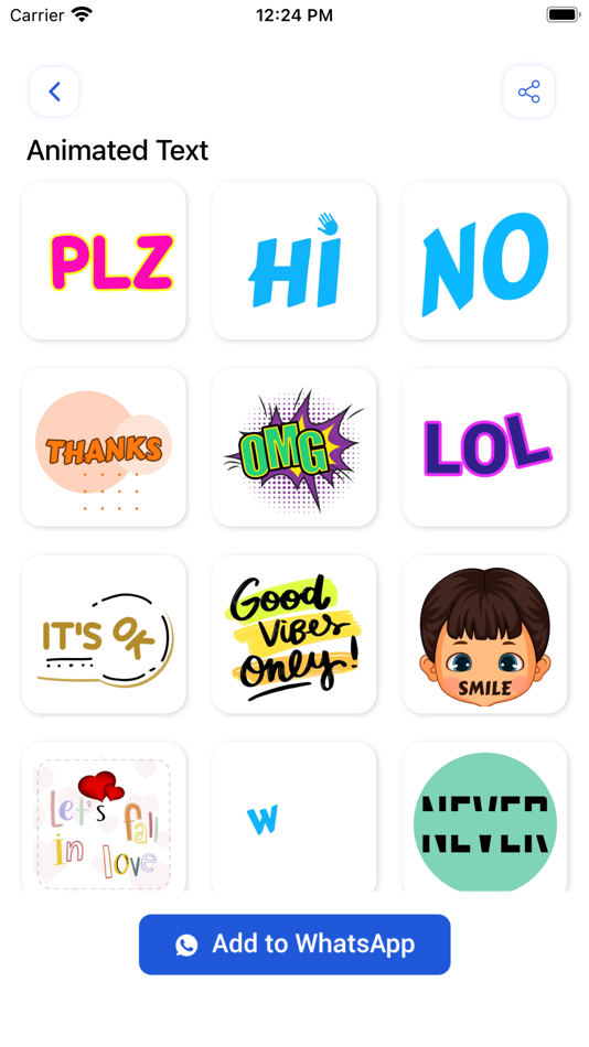 #2. Animated Text Sticker Maker (iOS) 由: Ronny Dennison