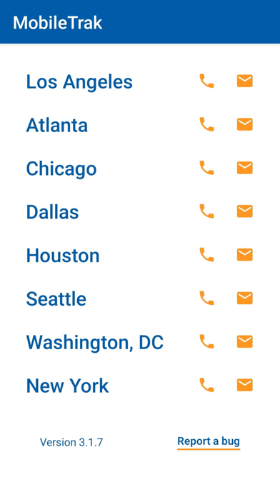 MobileTrak Screenshot
