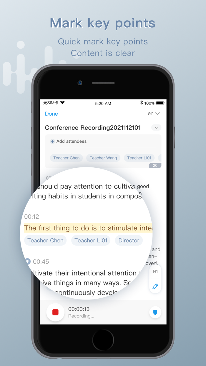 Rmeeting- Voice to text App