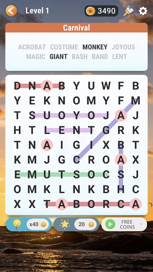 #3. Word Search - Find Hidden Word (iOS) By: Dai Nguyen