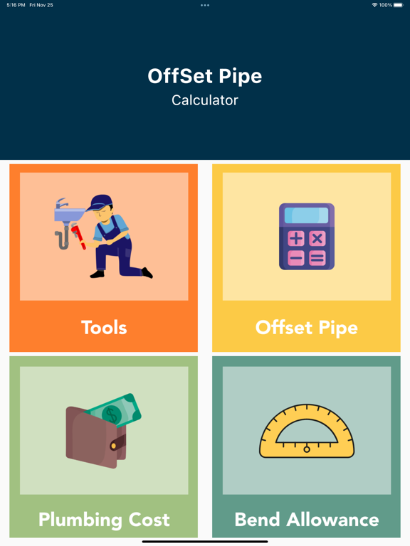 Screenshot #4 pour Pipe Offset Calculator & Guide