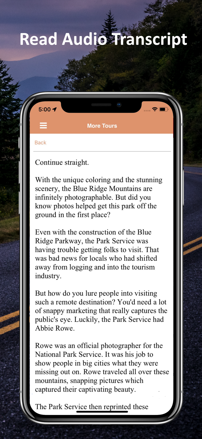 Blue Ridge Parkway Audio Guide