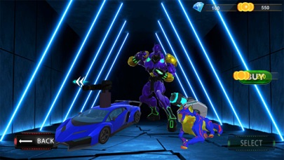 Wolf Robot Car Transform Games Screenshot