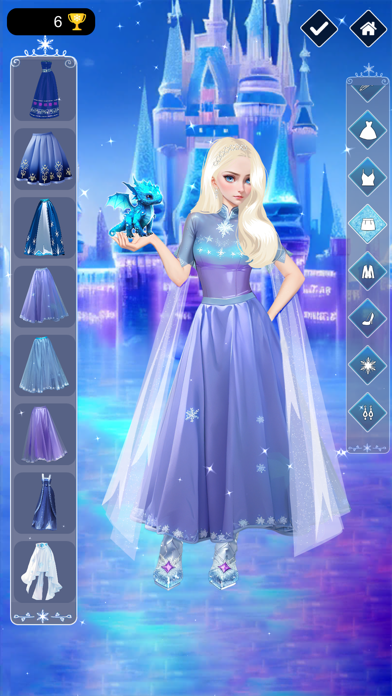 Ice & Fire Princess Dress Up Screenshot