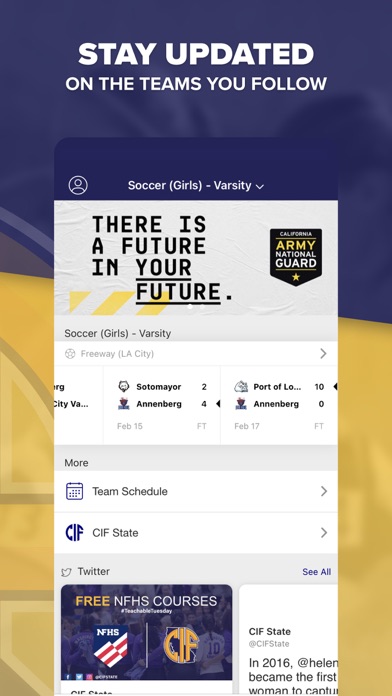 CIF Sports 365 Screenshot