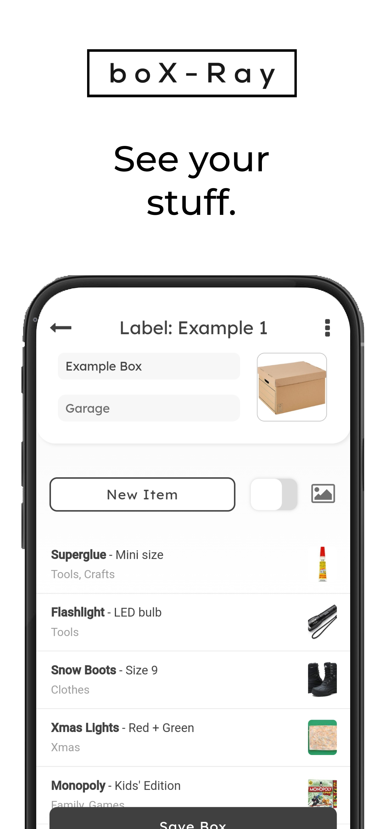 BoxRay: Home Inventory
