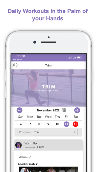 Feroce Fitness Screenshot