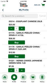 chef's choice checkout iphone screenshot 2