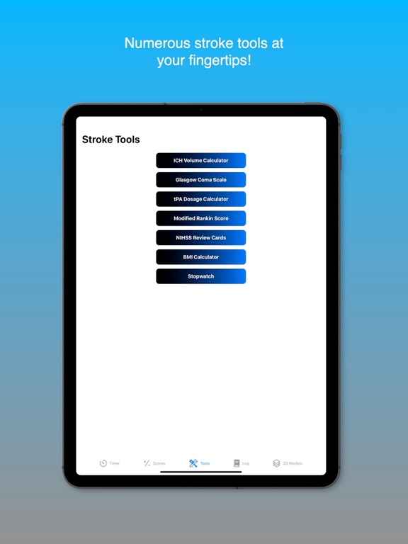 Stroke Brain Clock iPad screenshot 3 - Medical app