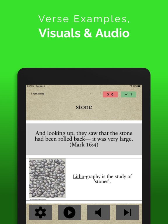 FlashGreek PRO - HD Flashcards iPad screenshot 6 - Education app
