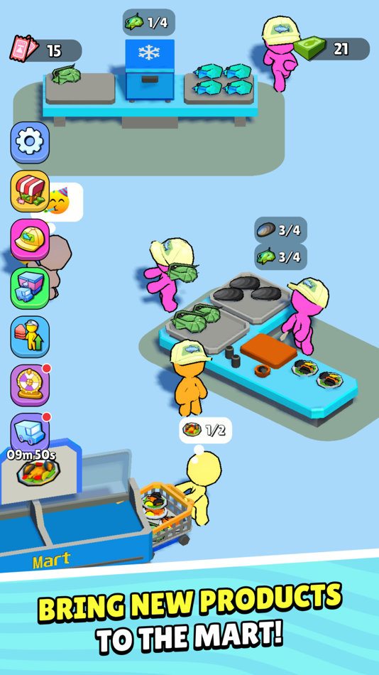 #5. My Fish Mart: Idle Tycoon Game (iOS) 由: Many People, Inc.
